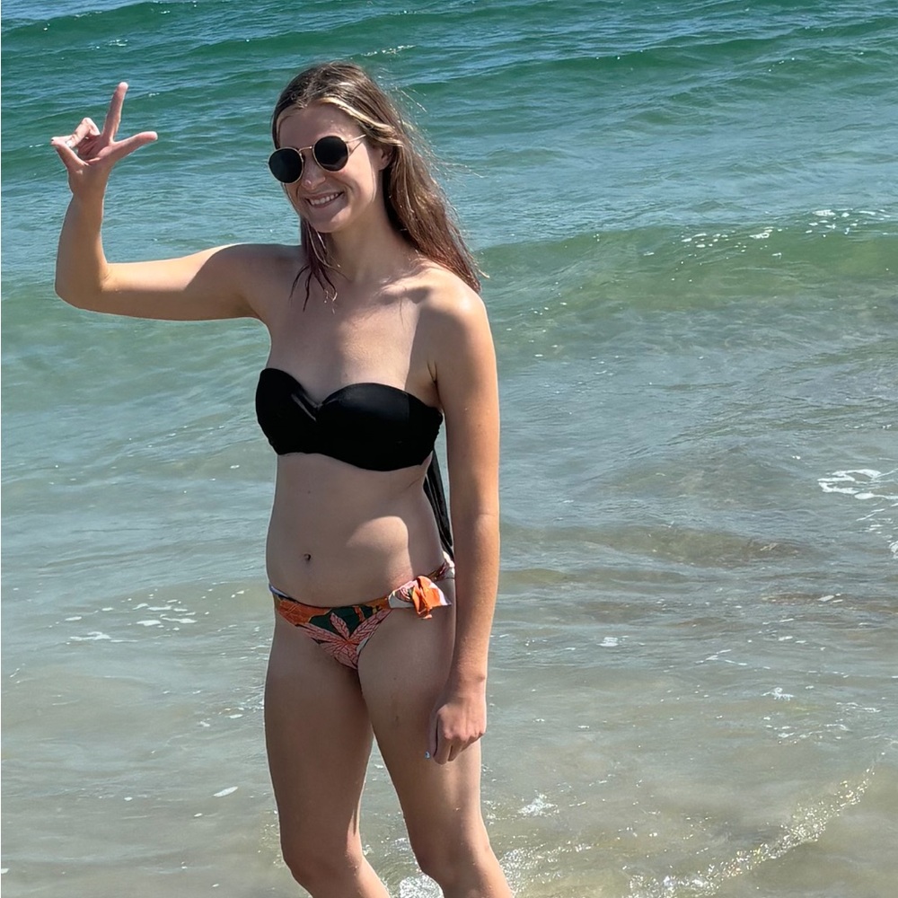 Vs pink strapless bikini top!